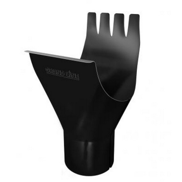 Водосток Grand Line 125x90 – Воронка желоба RAL 9005 купить в Учалах