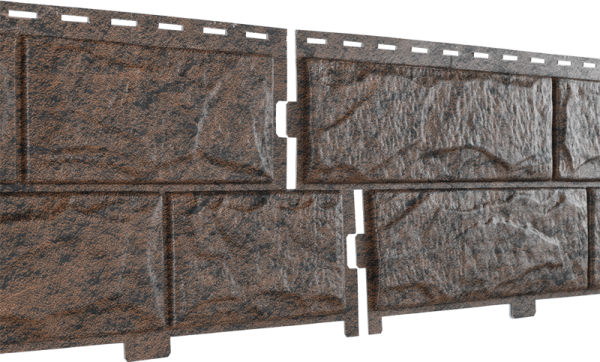 Фасадная панель Ю-Пласт Стоун-хаус камень жженый (двойной замок) купить в Учалах