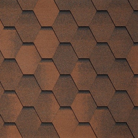 Гибкая черепица Tegola VENETO marrone 423 купить в Учалах