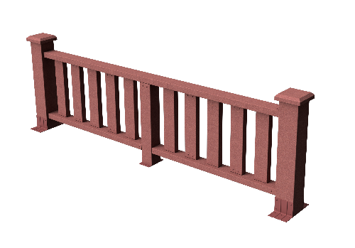 Ограждения декоративное ДПК GRINDERDECO  Эрес мербау купить в Учалах