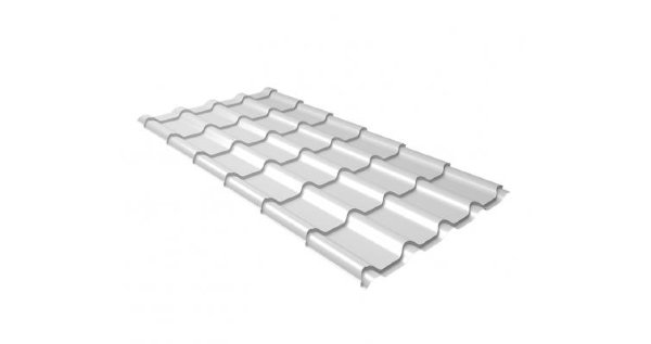 Металлочерепица камея 0,5 Satin RAL 9003 сигнальный белый купить в Учалах