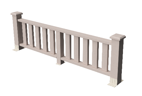 Ограждения декоративное ДПК GRINDERDECO Эрес выбеленый дуб купить в Учалах