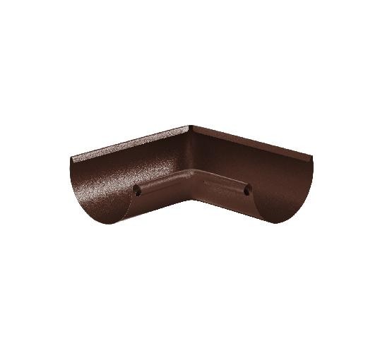 Водосток Aquasistem, Система 125x90 - Угол желоба, внутренний 90° RAL 8017 Коричневый matt купить в Учалах