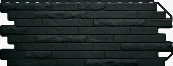 Фасадная панель Цокольный сайдинг Альта-профиль Кирпич-Антик ЭКО Графит купить в Учалах