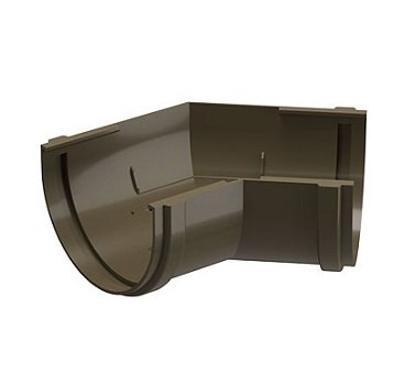 Угол желоба 135˚ Docke Premium ПВХ - Каштан купить в Учалах