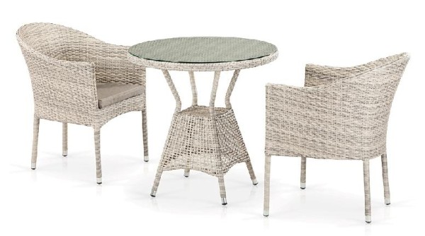 Комплект плетеной мебели AFINA из иск. ротанга T705ANT/Y350-W85 Latte 2Pcs купить в Учалах