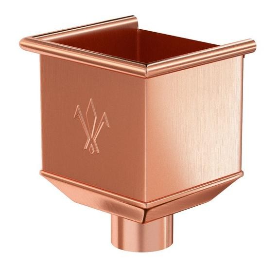 Водосток Aquasistem, система 150/100 - Водосборная воронка медная купить в Учалах