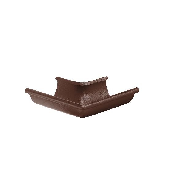 Водосток Aquasistem, Система 125x90 - Угол желоба, наружный 90° RAL 8017 Коричневый matt купить в Учалах