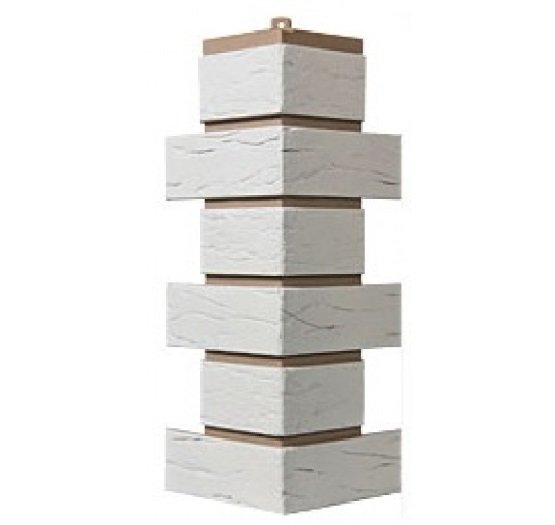 Угол T-Сайдинг-Кирпич Саман Белый купить в Учалах