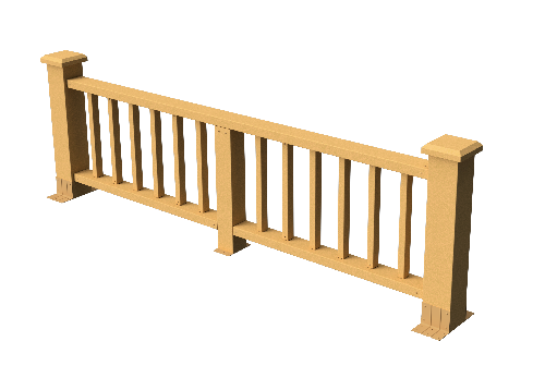 Ограждения декоративное ДПК GRINDERDECO Троя песчаник купить в Учалах