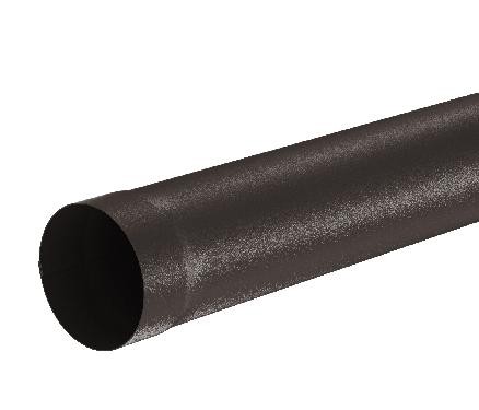 Водосток Aquasistem, Система 125x90 - Труба водосточная 3.00м RR 32 Тёмно-коричневый matt купить в Учалах