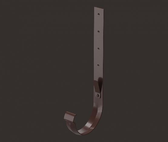 Металлический кронштейн желоба Docke Lux - Шоколад купить в Учалах