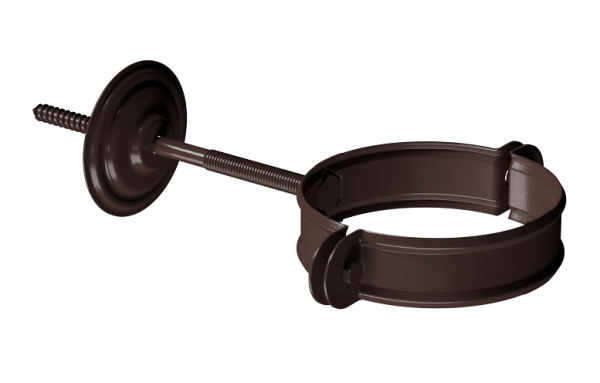 Хомут трубы D90 Döcke STAL PREMIUM Шоколад, (RAL 8019) купить в Учалах