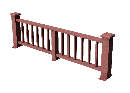 Ограждения декоративное ДПК GRINDERDECO Троя мербау купить в Учалах