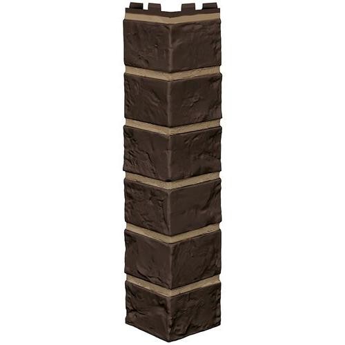 Угол наружный ТЕХНОНИКОЛЬ Оптима Кирпич Тёмно-коричневый купить в Учалах