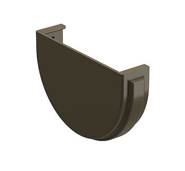 Заглушка желоба Docke Premium ПВХ - Каштан купить в Учалах