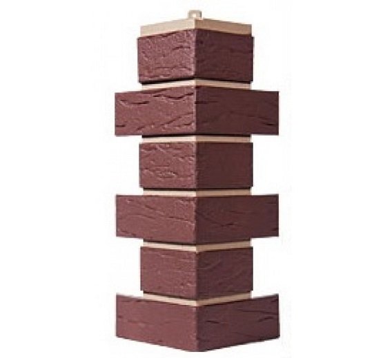Угол T-Сайдинг-Кирпич Саман Коричневый купить в Учалах
