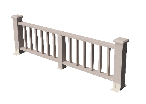 Ограждения декоративное ДПК GRINDERDECO Троя выбеленный дуб купить в Учалах