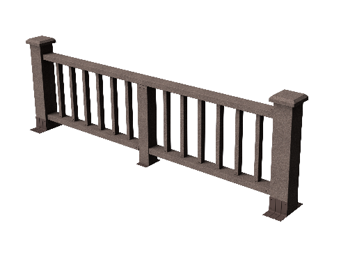 Ограждения декоративное ДПК GRINDERDECO Троя венге купить в Учалах