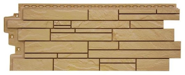 Фасадная панель Grand Line Скала Стандарт песочная купить в Учалах