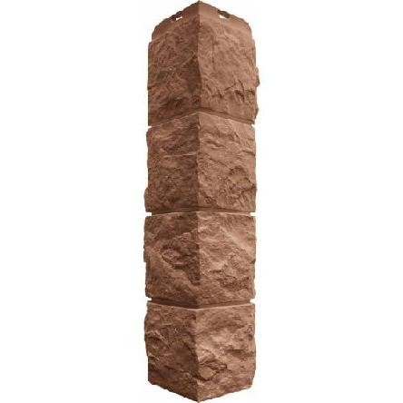 Угол наружный Альта-Профиль Туф ЭКО Терракотовый купить в Учалах