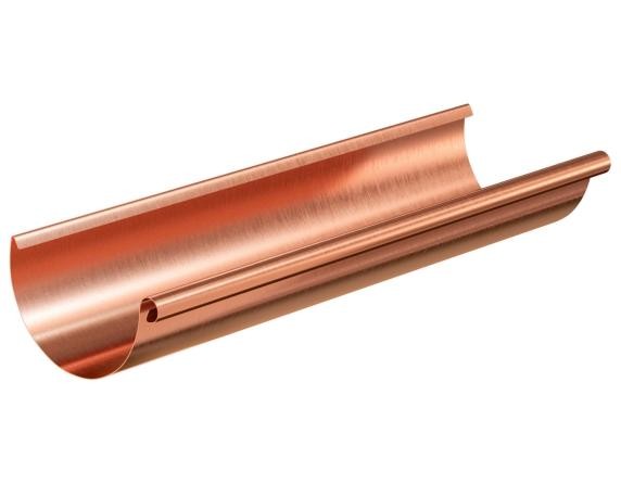 Водосток Aquasistem, система 150/100 - Желоб водосточный медный 3 метра купить в Учалах