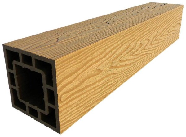 Столб опорный ДПК 3D GardenParkett фактура дерева Бук купить в Учалах