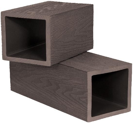 Столб опорный Polivan SINGARAJA 3D фактура дерева, темно-коричневый купить в Учалах