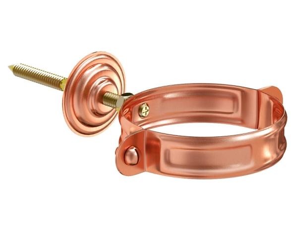 Водосток Aquasistem, система 150/100 - Хомут для крепления трубы медный купить в Учалах