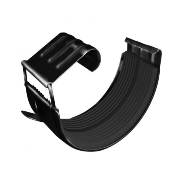 Водосток Grand Line 125x90 – Соединитель желоба RAL 9005 купить в Учалах