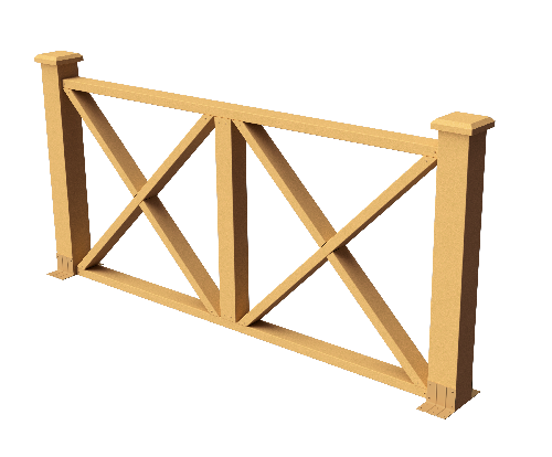 Ограждения декоративное ДПК GRINDERDECO Тауэр песчаник купить в Учалах