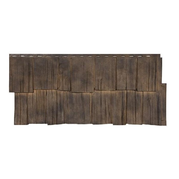 Фасадная панель T-Сайдинг- Щепа Дуб ЭКО-2 Орех купить в Учалах