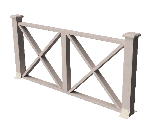 Ограждения декоративное ДПК GRINDERDECO Тауэр выбеленый дуб купить в Учалах