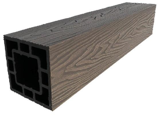 Столб опорный ДПК 3D GardenParkett фактура дерева Венге купить в Учалах