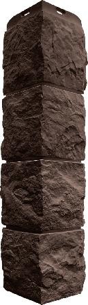 Угол наружный Альта-Профиль Туф ЭКО Коричневый купить в Учалах