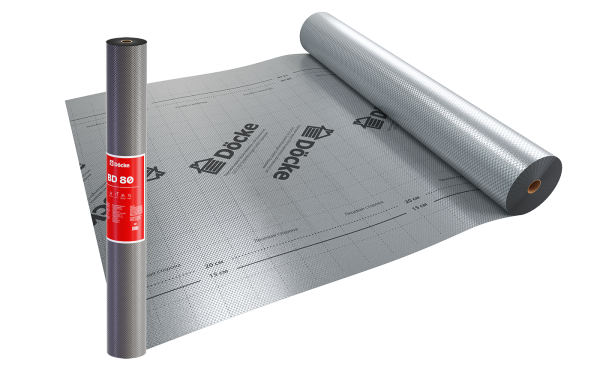 Пароизоляционная пленка Docke, BD 80 (повышенной прочности) купить в Учалах