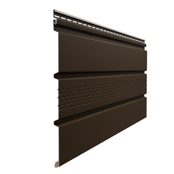Софит Элит с центральной перфорацией Коричневый (темный дуб) купить в Учалах