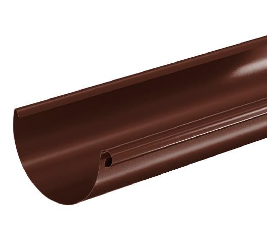 Водосток Aquasistem, система 125x90 - Водосточный желоб 3.00м RAL 8017 Коричневый купить в Учалах