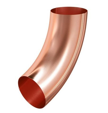 Водосток Aquasistem, система 125x90 - Колено трубы универсальное медное купить в Учалах