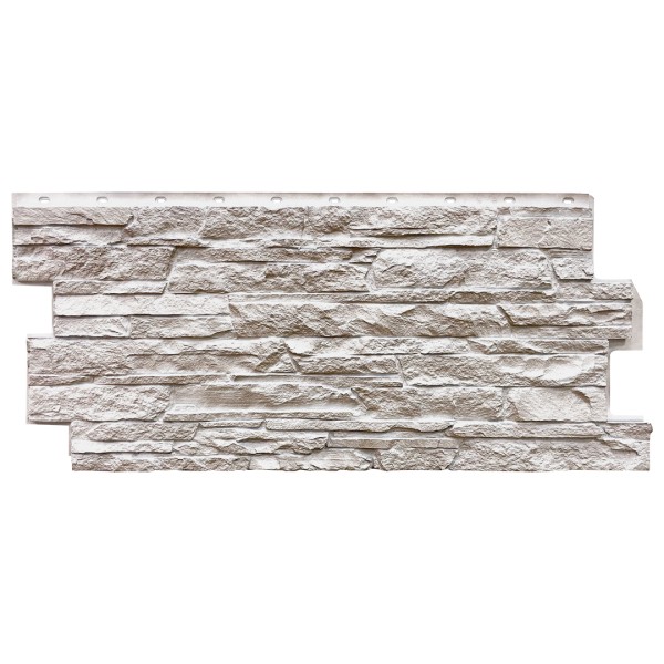 Фасадная панель FineBer, Скала, Мелованный белый купить в Учалах