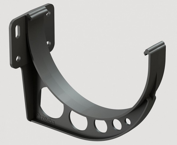 Кронштейн желоба ПВХ Docke STANDART серый купить в Учалах