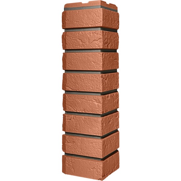 Угол наружный ДАЧНЫЙ Серия Баварский кирпич Терракотовый купить в Учалах
