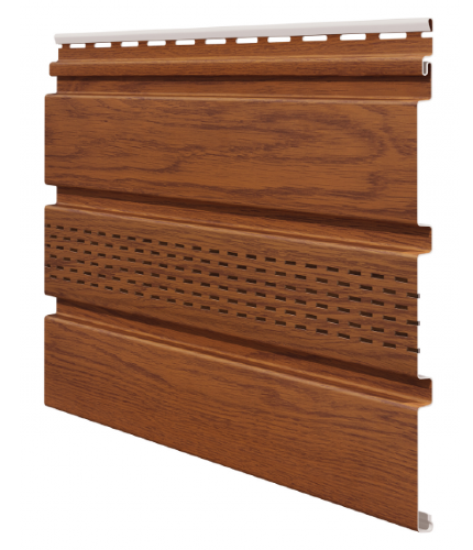 Софит ламинированный VOX NATURE с центральной перфорацией, Золотой-дуб купить в Учалах