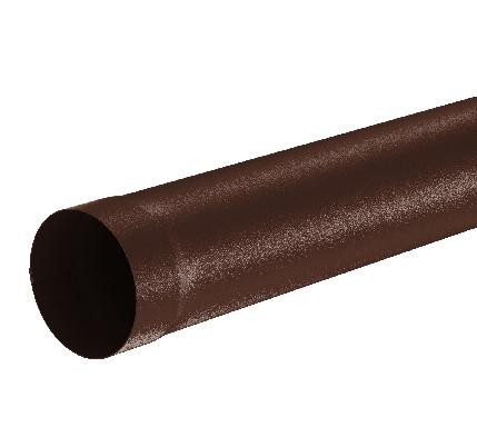 Водосток Aquasistem, Система 150/100 - Труба водосточная 1.00м RAL 8017 Коричневый matt купить в Учалах