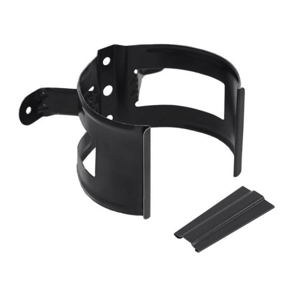 Водосток Grand Line 125x90 – Хомут трубы (на дерево) RAL 9005 купить в Учалах