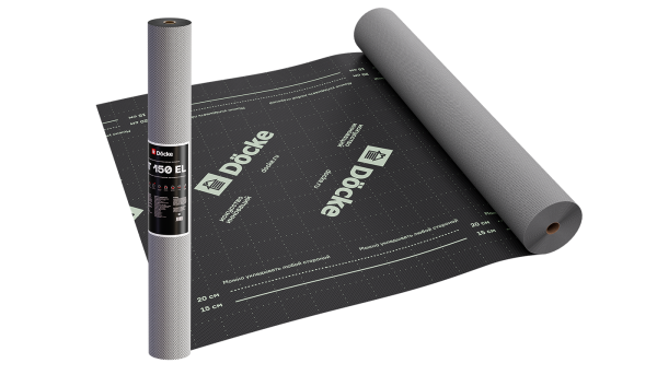 Супердиффузионная мембрана Docke, АT 150 EL трёхслойная, (универсальная с клеевой полосой) купить в Учалах