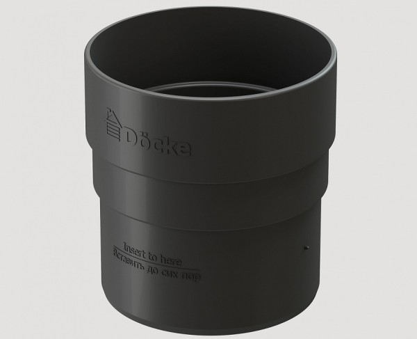 Муфта соединительная ПВХ Docke STANDART серый купить в Учалах