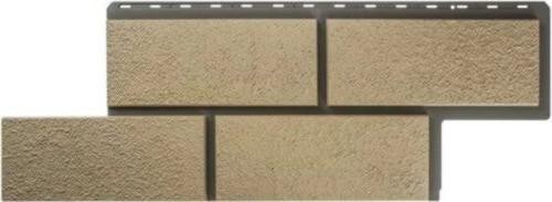 Фасадная панель Альта-Профиль Неаполитанский камень - Слоновая Кость купить в Учалах