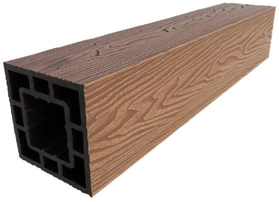 Столб опорный ДПК 3D GardenParkett фактура дерева Светло-коричневый купить в Учалах