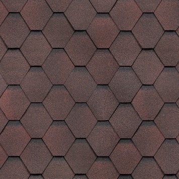 Гибкая черепица Shinglas, серия Классик, коллекция Кадриль – Гранат купить в Учалах